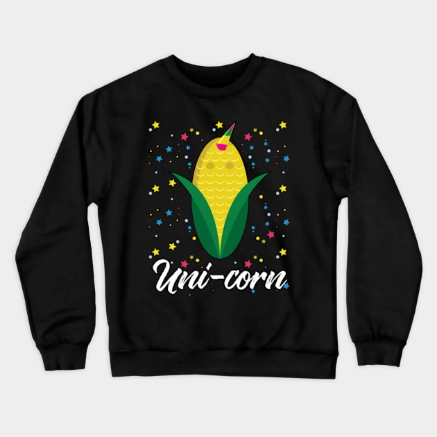 Uni-Corn Crewneck Sweatshirt by Nulian Sanchez